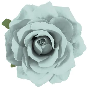 Baby Blue Rose Brooches Flower Hair Clips for Women | Brooches and Pins | Hair Accessories | Valentines Hair Clips, Wedding Hair Accessories for Women | Lapel Pin