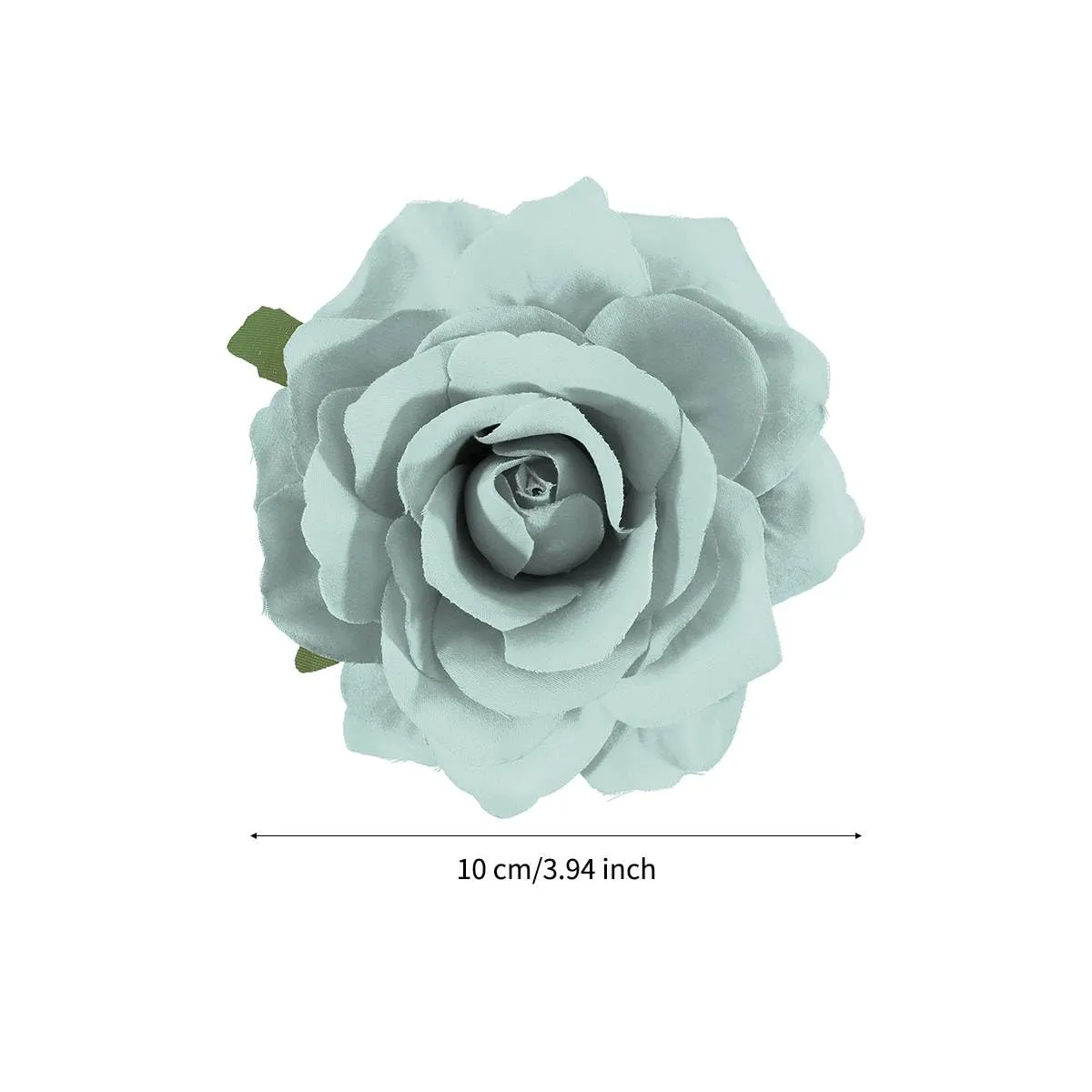 Baby Blue Rose Brooches Flower Hair Clips for Women | Brooches and Pins | Hair Accessories | Valentines Hair Clips, Wedding Hair Accessories for Women | Lapel Pin