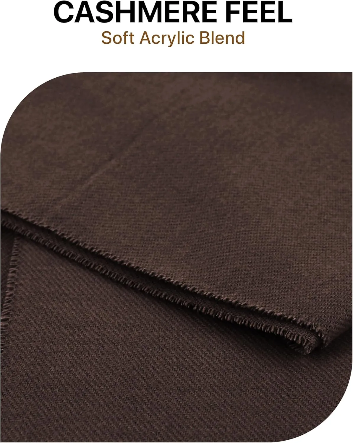 boxed-gifts Cold Weather Winter Scarves for Men & Women - Cashmere Like Acrylic Long Soft Scarves