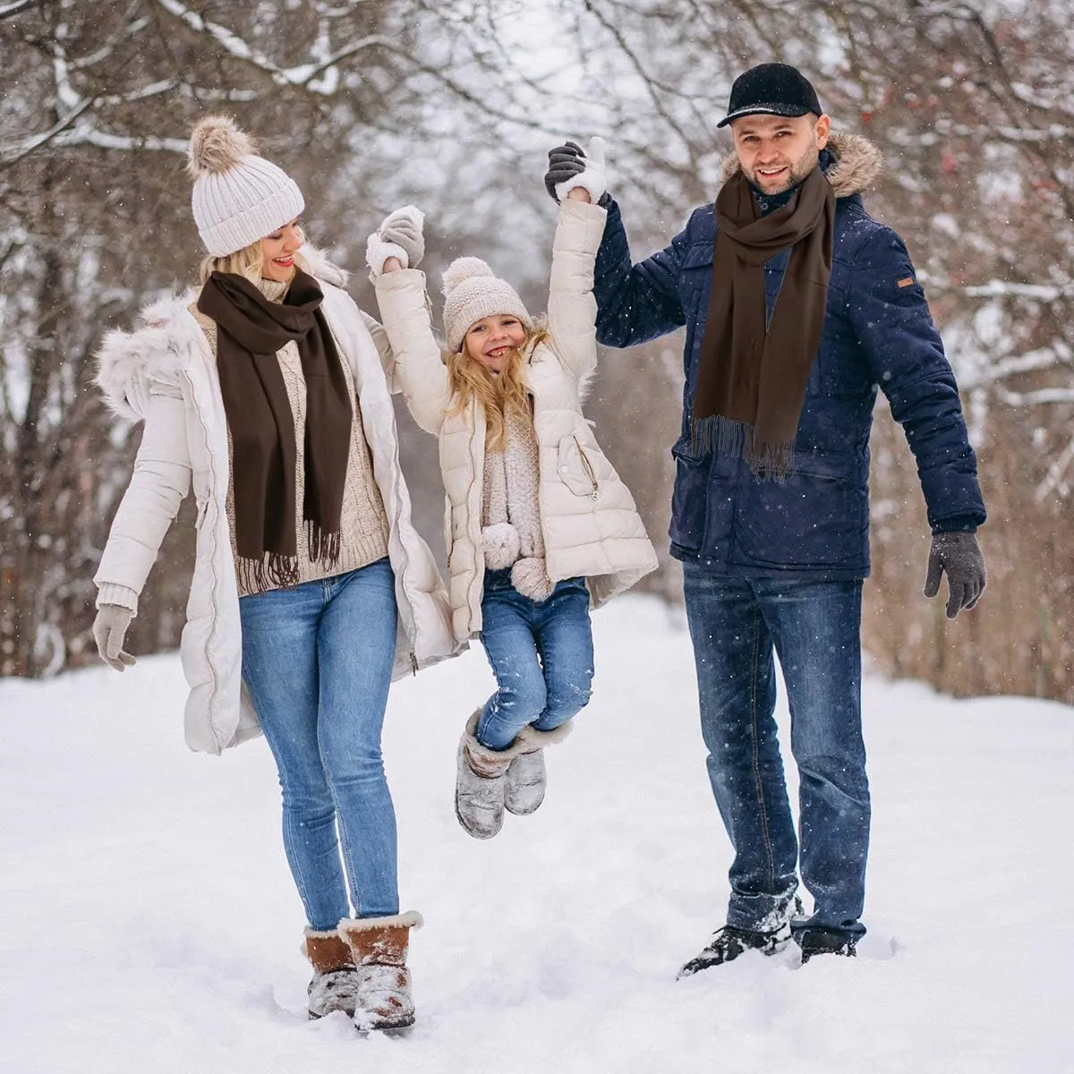 boxed-gifts Cold Weather Winter Scarves for Men & Women - Cashmere Like Acrylic Long Soft Scarves