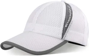 ELLEWIN Unisex Breathable Full Mesh Baseball Cap Quick Dry Running hat Lightweight Cooling Water Sports Hat