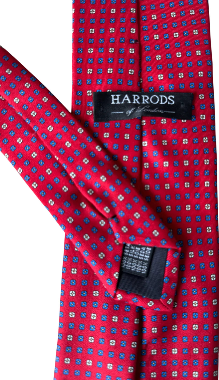 Eton Red 100% Silk Necktie One Size