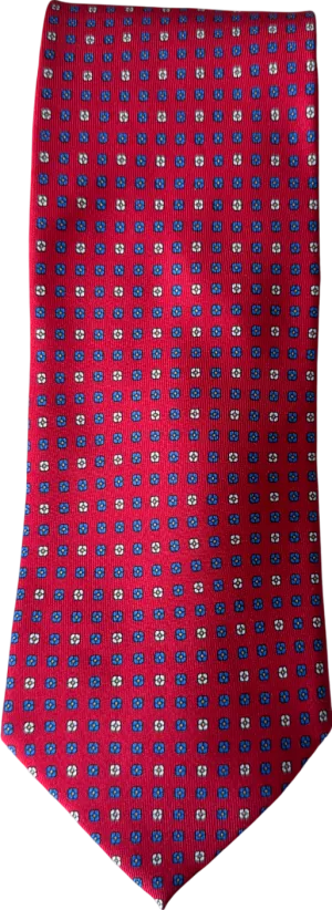 Eton Red 100% Silk Necktie One Size