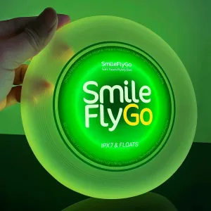 Flying Disc, 16 Million Color RGB 60 LEDs, Bright Dynamic Lighting, Soft Silicone, IPX7 Waterproof & Floatable, Top Pick for Pool, Beach Games, Ideal Toy Gift for Boys/Girls/Teens/Kids,138g