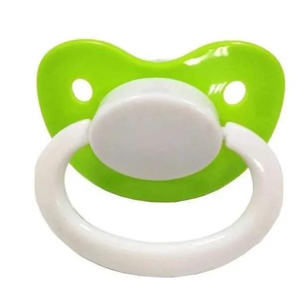 Green White Adult Pacifier