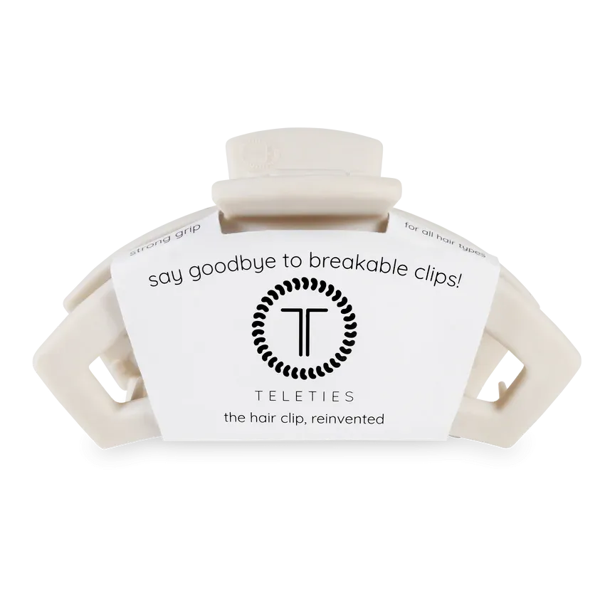 Large Teleties Open Claw Clip - Toasted