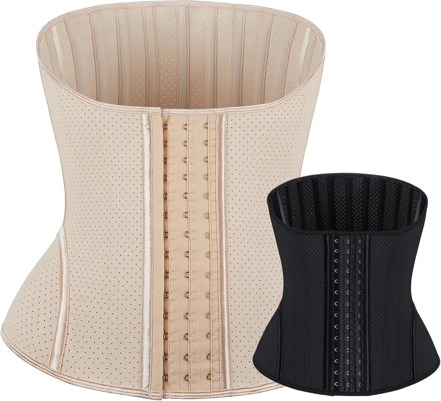 Latex Corset Shapewear - Underbust Corset & Waist Cincher for Women - Latex Waist Trainer Corsets for Women