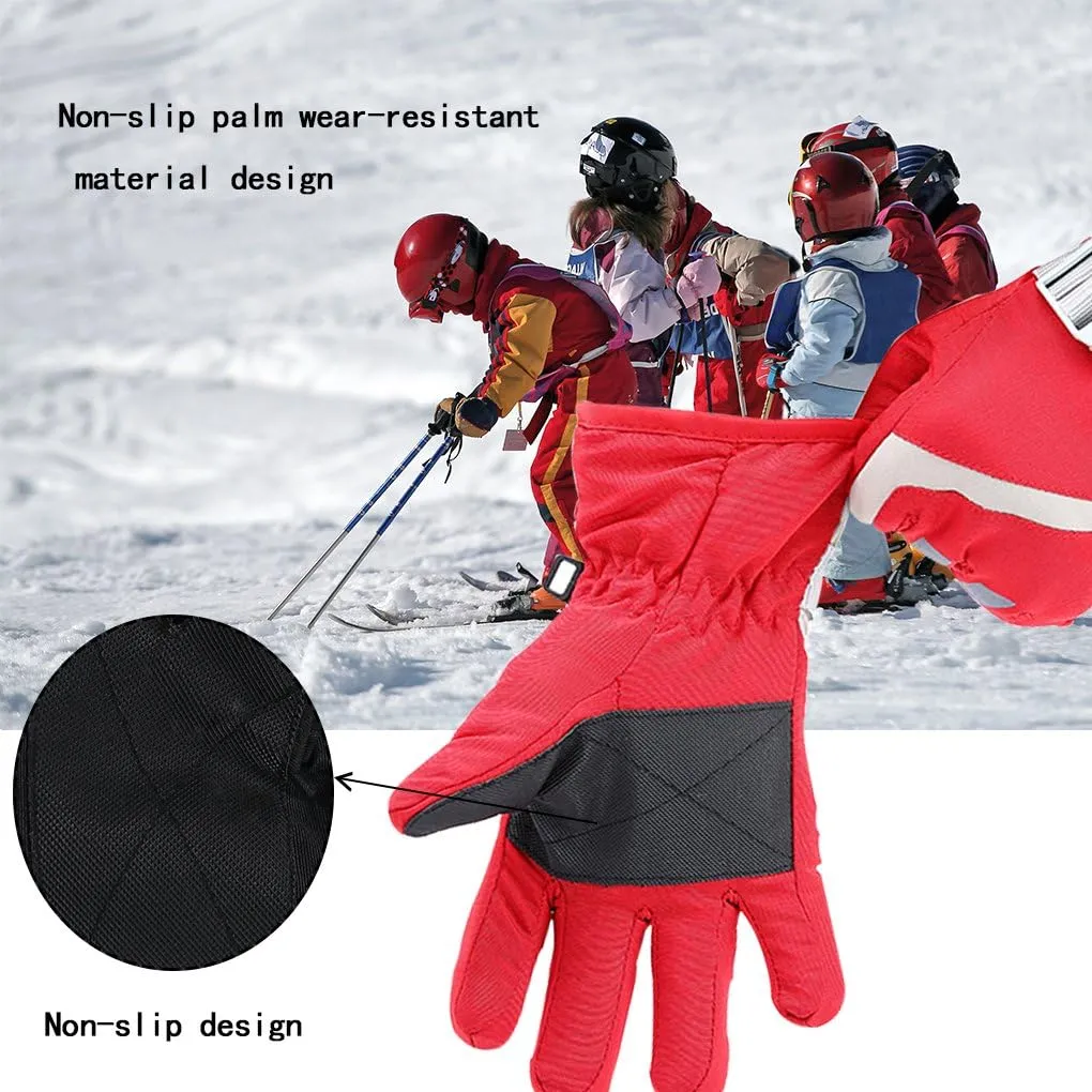 Lovely Ski Gloves Winter Outdoor Snow Warm Mitten for Kids Boys and Girls (1-4 years)