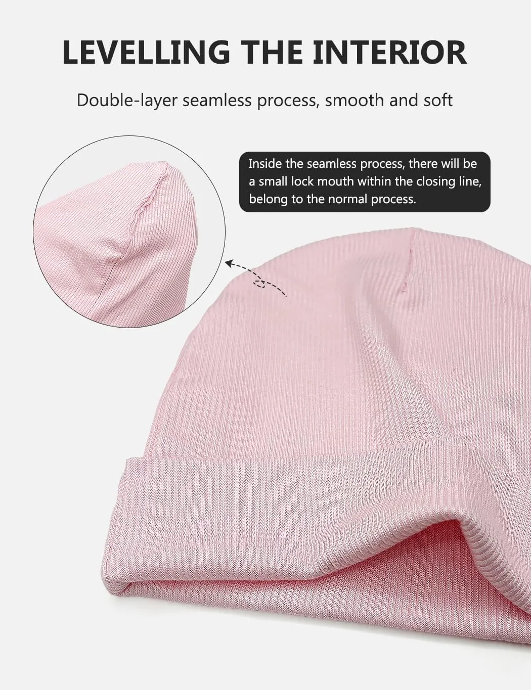 Neutral Baby Beanie Hats for Unisex, Solid Baby Girls Boys Beanies Cap for Newborn, Baby, Infant, Toddler