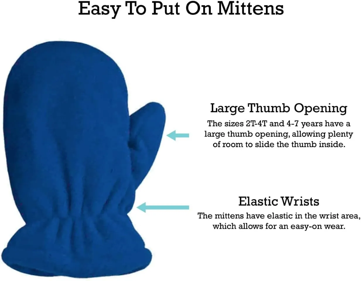 N'Ice Caps Toddler Baby Winter Hat Mitten Set - Kids Boys Girls Gloves Fleece Sherpa Lined