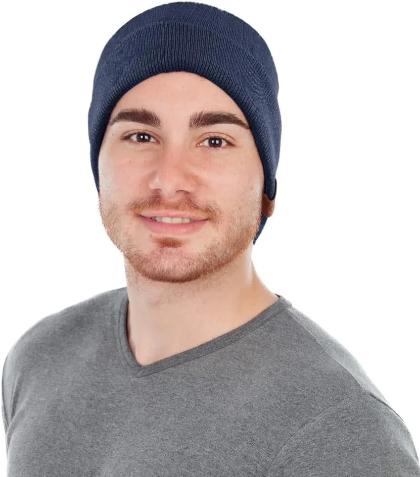 OZERO Winter Beanie Daily Hat - Thermal Polar Fleece Ski Stocking Skull Cap for Men and Women