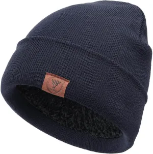OZERO Winter Beanie Daily Hat - Thermal Polar Fleece Ski Stocking Skull Cap for Men and Women