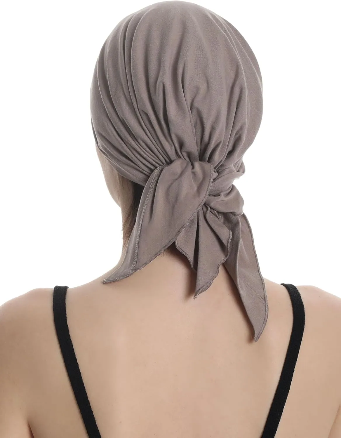 Pre Tied Headwear for Chemo, Hair Loss, Alopecia for Sensitive Scalp, Elasticated with Ties