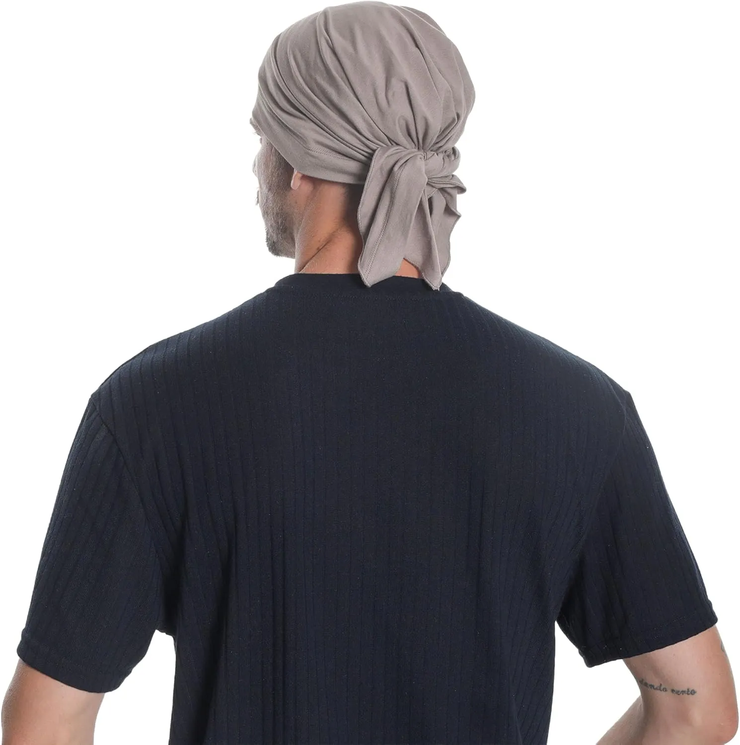 Pre Tied Headwear for Chemo, Hair Loss, Alopecia for Sensitive Scalp, Elasticated with Ties