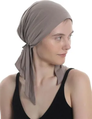Pre Tied Headwear for Chemo, Hair Loss, Alopecia for Sensitive Scalp, Elasticated with Ties