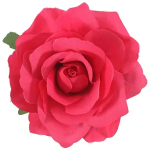 Red Rose Brooches Flower Hair Clips for Women | Brooches and Pins | Hair Accessories | Valentines Hair Clips, Wedding Hair Accessories for Women | Lapel Pin