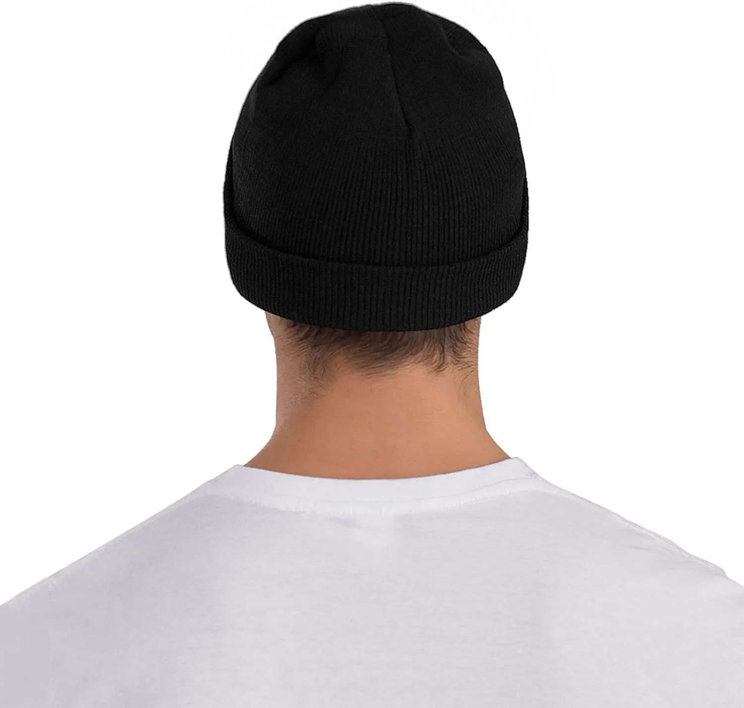 Suicide Music Silence Knit Cuffed Beanie Hat Warm Beanies Soft Slouchy Winter Hats Men's Women's Daily Caps Black