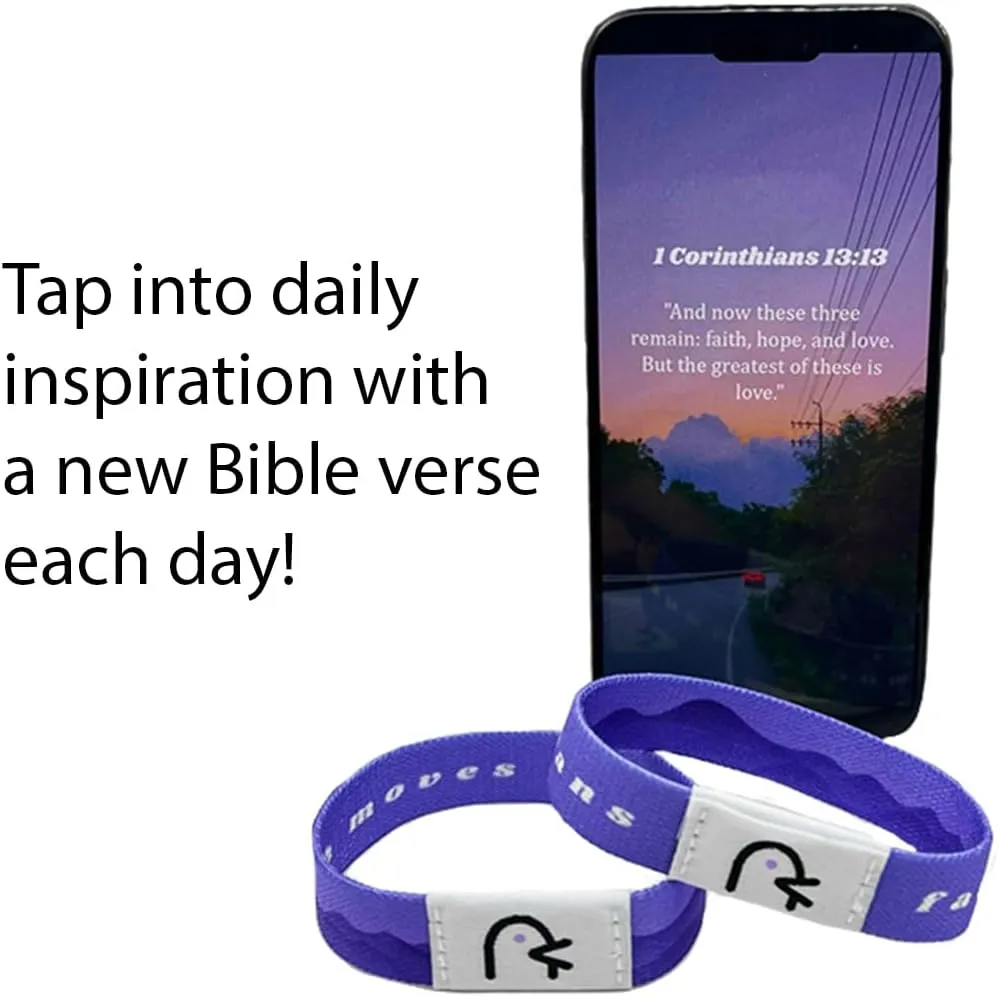 The Original Bible Verse Bracelets, Daily Bible Verse Bracelet for Personalized Daily Inspiration