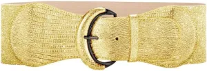 VOCHIC PU Leather Elastic Wide Belt for Women Ladies Dress Stretch Thick Waist Belts