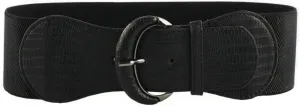 VOCHIC PU Leather Elastic Wide Belt for Women Ladies Dress Stretch Thick Waist Belts